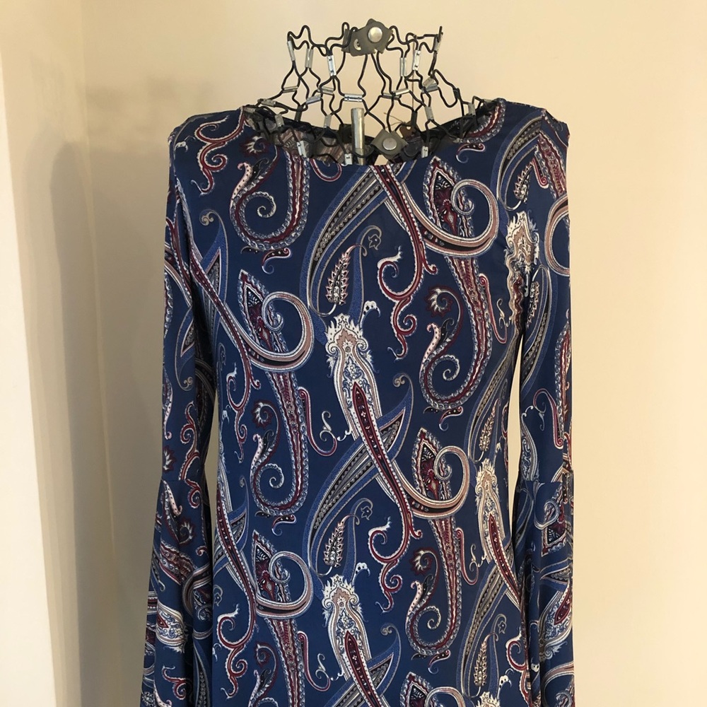 Paisley dress, mid thigh, gorgeous